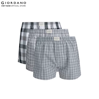 GIORDANO Set 3 Quần Lót Nam Boxers 01174119