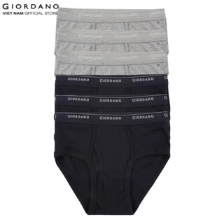 GIORDANO Set 6 Quần Lót Nam Dạng Tam Giác Men's Briefs 01174114