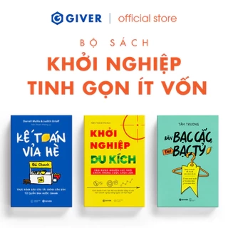 Sách - Combo Khởi Nghiệp Tinh Gọn Ít Vốn
