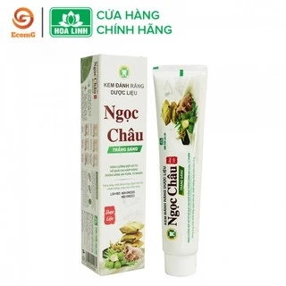 Kem đánh răng dược liệu Ngọc Châu truyền thống giúp làm trắng răng, tuýp 170gr - NC1-01