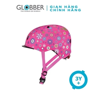 Mũ Bảo Hộ Chơi Xe Trượt Có Thể Điều Chỉnh Kích Cỡ Và Đèn Phát Sáng Globber Elite XS/S Cho Bé Từ 3 Đến 6 Tuổi - Buddy