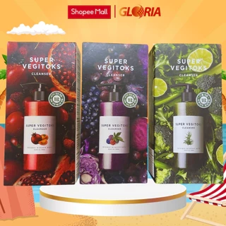 Sữa Rửa Mặt Byvibes Wonder Bath Super Vegitoks Cleanser 300ml chiết xuất rau củ