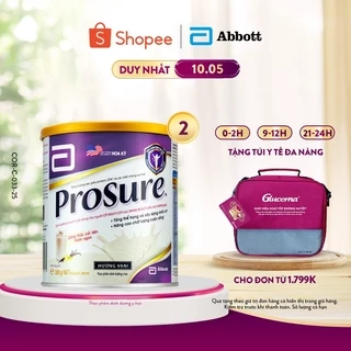 Combo 2 Sữa bột dành cho người bị ung thư Prosure Abbott 380g/lon