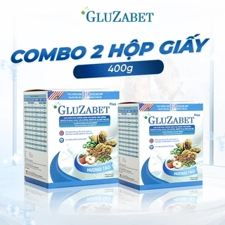 COMBO 2 HỘP GIẤY 400G Gluzabet Tiểu Đường, Bổ Sung Dinh Dưỡng, Giảm Tiểu Đêm, Ăn Ngon Ngủ Ngon