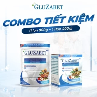 COMBO 2 TIẾT KỆM. Gluzabet Tiểu Đường - Hỗ Trợ Ổn Định Đường Huyết, Ngăn Ngừa Biến Chứng Tiểu Đường, Ăn Ngon Ngủ Ngon