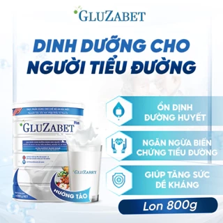 Gluzabet 800g - Chuyên Dùng Cho Người Tiểu Đường, Ổn Định Đường Huyết, Ngăn Ngừa Biến Chứng,Tăng Cường Đề Kháng,Ngủ Ngon
