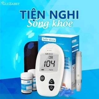 Máy Đo Đường Huyết Sinocare Safe Accu - 50 Que Và 50 Kim