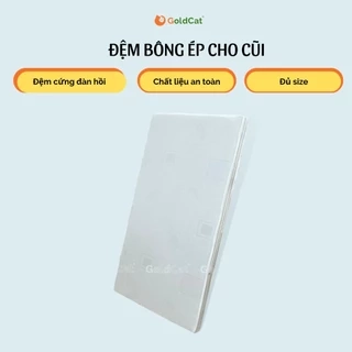 Đệm Cũi Vải Cho Bé GOLDCAT Size 60x120CM, Chất Liệu Bông Ép Tiêu Chuẩn 5cm Đàn Hồi Tốt Thấm Hút Mồ Hôi