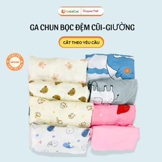 Ga Cũi Cho Bé GOLDCAT Cắt Theo Kích Thước Yêu Cầu, Chất Liệu Cotton Mềm Mát, An Toàn Cho Bé