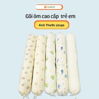Gối Ôm Trẻ Em GoldCat Hoạ Tiết Ngộ Nghĩnh, Chất Liệu Muslin Dùng Cho Bé Từ 0-2Tuổi