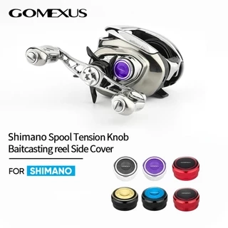 Gomexus Ống Căng Thẳng Núm Nắp Cho Shimano SLX Antares Exsence Curado Baitcasting Câu Cá Phanh Cơ WT1