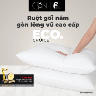 Ruột Gối Nằm Gòn Bedding 50x70 cm (01 cái) - Gòn Lông Vũ / Gòn Bi