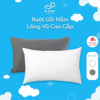 Ruột Gối Bông Gòn Goni Lông Vũ Nhân Tạo, Gòn Bi, Gòn 3D Cao Cấp Tinh Khiết, Căng Phồng, Kích thước 50x70cm