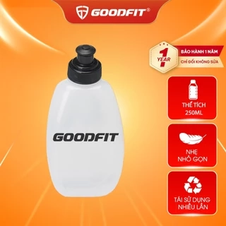 Bình nước nhựa cứng thể thao, bình nước chạy bộ 250ml GoodFit GF03RA
