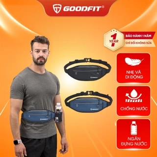 Túi chạy bộ đeo hông, đeo bụng, đeo chéo thể thao chạy bộ có ngăn đựng nước GoodFit GF112RB