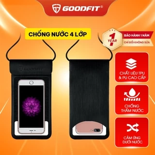 Túi chống nước điện thoại đi biển 4 lớp, đạt chuẩn chất lượng GoodFit GF202WP