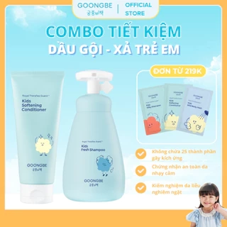 Combo Dầu Gội, Dầu Xả GOONGBE Kids An Toàn Lành Tính