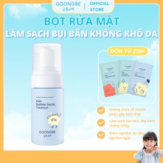 Sữa Rửa Mặt Tạo Bọt Làm Sạch Lành Tính GOONGBE Kids Bubble Facial Cleanser 100ml