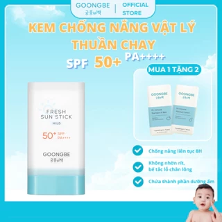 Thỏi Chống Nắng Vật Lý Thuần Chay GOONGBE Fresh Sun Stick 23g