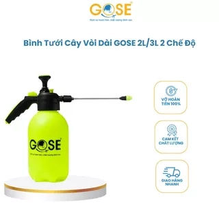Bình tưới cây GOSE cao cấp 2 chế độ phun sương phun nước làm vườn tiện lợi