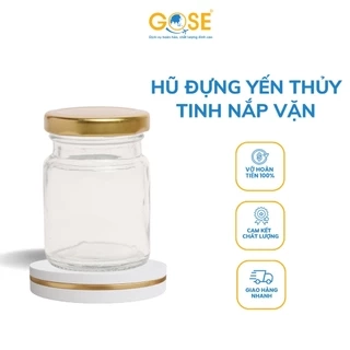 Hũ chưng yến thủy tinh nắp vặn 70ml GOSE hộp đựng thực phẩm giúp bảo quản đồ ăn