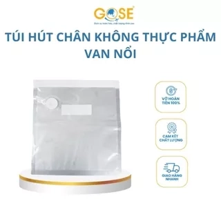 Túi hút chân không thực phẩm van nổi khóa zip bảo quản thực phẩm lâu hơn tươi hơn an toàn
