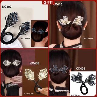 GOTI Kẹp Cuốn Tóc Tạo Kiểu, Thanh Kẹp Tóc Búi Tóc Dự Tiệc Quà Tặng Cho Nữ 8/3 20/10 KC403