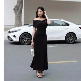 Đầm Nữ Trễ Vai Ôm Body Dáng Dài Dự Tiệc - YONRI DRESS - GOÛT DE JUN