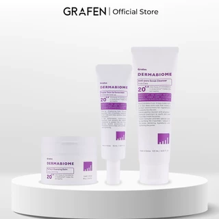Gói chăm sóc da tốt nhất Dermabiome (Kem chống nắng 50ml + Sữa rửa mặt tẩy tế bào chết 120ml + Sữa rửa mặt 80g)
