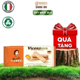 Bánh champagne thơm đậm mùi trứng tươi và vani làm bánh Tiramisu Ladyfingers Vicenzovo Vicenzi Ý 200g
