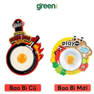 Kẹo dẻo hình trứng chiên Jumbo Playmore Thái Lan 48g