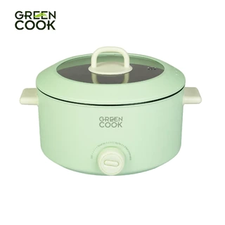 Lẩu điện chống dính đa năng Green Cook GCEH234, dung tích 4L