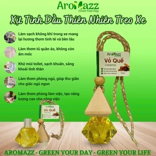 Treo Xe Tinh Dầu Vỏ Quế Tinh Dầu Thiên Nhiên AroMazz Treo Xe Treo Tủ Quần Áo Treo Nhà Vệ Sinh Chai Tiện Lợi 10ml