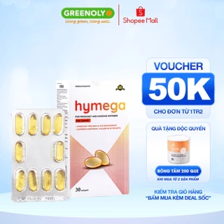 Viên uống DHA EU tinh khiết Aplicaps Hymega bổ sung DHA hàm lượng cao, EPA, vitamin E hộp 30 viên