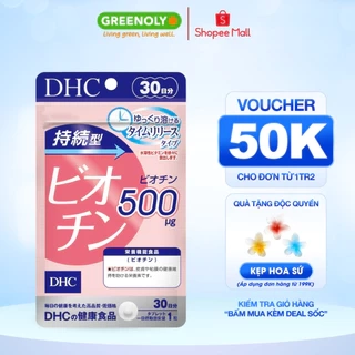 Viên uống DHC Biotin ngăn rụng tóc, hỗ trợ mọc tóc Biotin gói 30 viên (30 Ngày)