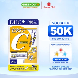 Viên Uống Hỗ Trợ Bổ Sung Vitamin C DHC hỗ trợ sáng da, giảm thâm và tăng đề kháng 30 Ngày