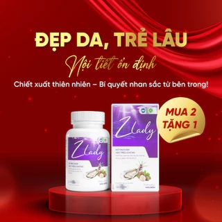 Viên uống tăng nội tiết tố nữ, giảm khô hạn, tăng sinh lý nữ, điều hòa kinh nguyệt - Zlady ZLove