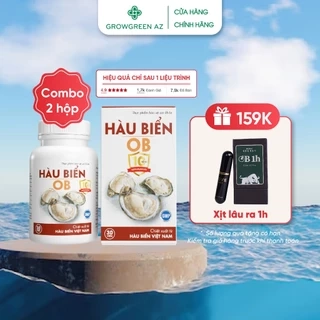 2 Hộp Tinh Chất Hàu Biển OB Tăng Cường Sinh Lý Nam, Tăng Chất Lượng Tinh Binh - Grow Green AZ