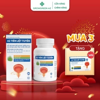 Viên tiểu đêm hỗ trợ giảm u xơ phì đại tuyến tiền liệt, bí tiểu, tiểu nhiều lần - Growgreenaz