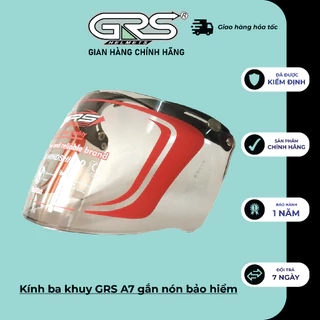 Kính ba khuy GRS A7 gắn nón bảo hiểm nửa đầu và ba phần tư