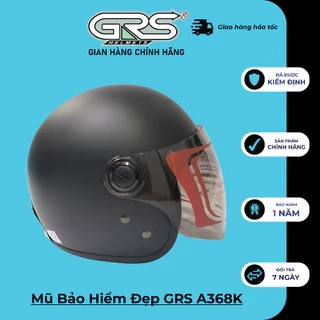 Mũ bảo hiểm chính hãng GRS A368K – kèm kính