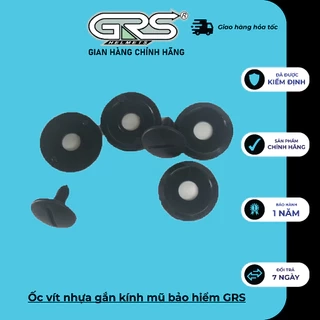 MUA 2 GIẢM 7%-Bộ ốc vít nhựa gắn kính, phụ kiện gắn mũ nón bảo hiểm GRS chính hãng
