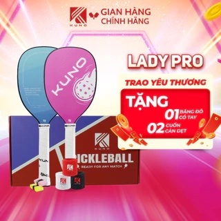 "XẢ TẾT" Vợt Pickleball Kuno Lady Pro, Chất Liệu Carbon T700, Công Thủ Toàn Diện, Cho Người Mới Chơi