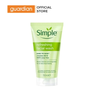 Sữa Rửa Mặt Dịu Nhẹ Cho Da Nhạy Cảm Simple Kind To Skin Refreshing Facial Wash 150ml