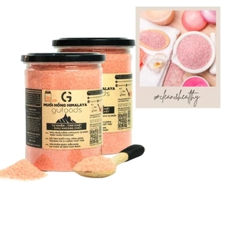 Combo 2 Muối hồng Himalaya GUfoods (dạng hạt mịn) - Tự nhiên, Giàu khoáng chất, Không phụ gia (150g / 400g)