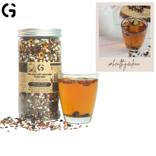 Trà gạo lứt đậu đen thanh nhiệt GUfoods - Tự nhiên, Healthy, Thanh lọc cơ thể, Mát gan, Ngủ ngon, Đa dạng vị (200g/500g)