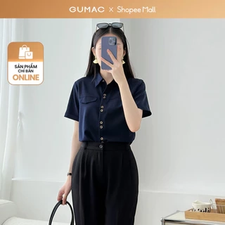 Áo sơ mi nữ nút đôi kiểu thời trang GUMAC LAF0316