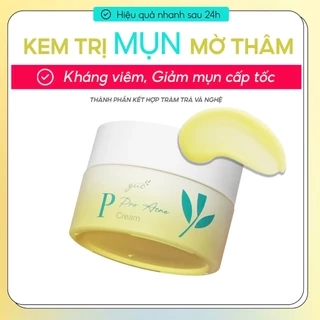 Kem nghệ cho bà bầu kiềm dầu giảm mụn mờ thâm GUO 30g [Tràm trà và nghệ]