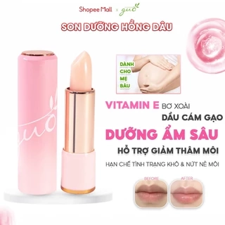 Son Dưỡng Hồng Dâu An Toàn Bà Bầu GUO - Rose Touch Lip Balm 5gr