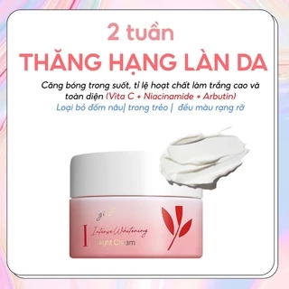Kem Dưỡng Trắng Da Mặt Mờ Thâm Chống Lão Hóa Vi Tảo Đỏ Trắng Hồng Tự Nhiên GUO 30gr